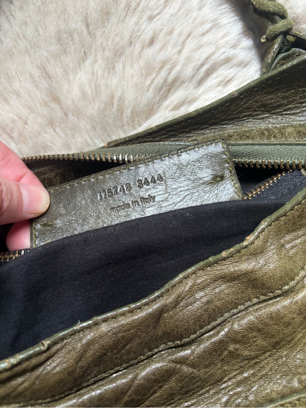 Balenciaga vintage Olive Green Classic City Bag - Picture 9 of 12